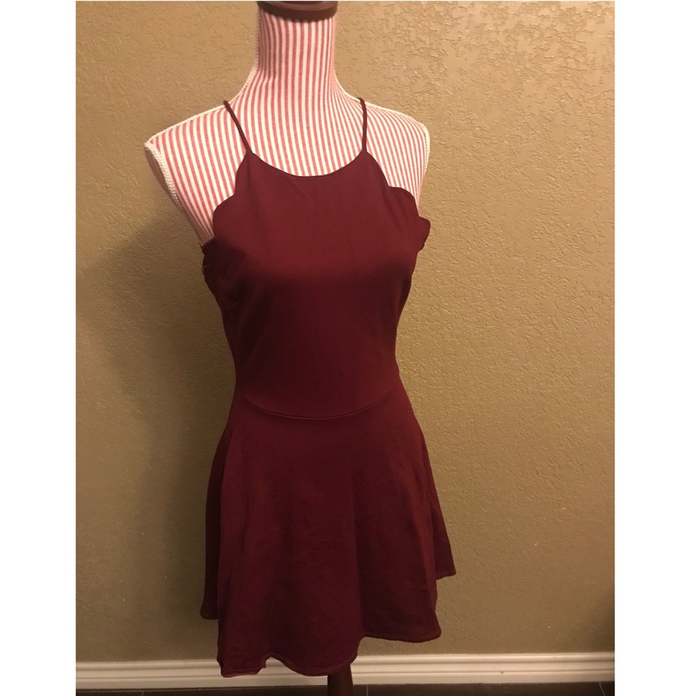 Maroon dress